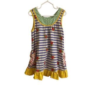 Matilda Jane The Adventure Begins Red Light Green Light Tunic Size 6